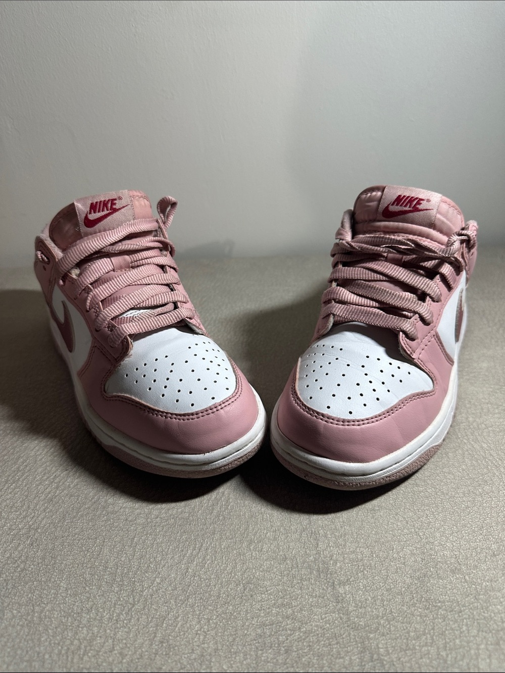 Nike Dunk Low Pink Oxford Pink & White Sneakers